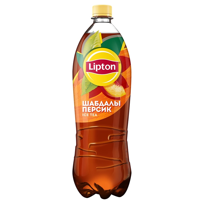 Холодный чай Lipton черный персик 1.5 л.